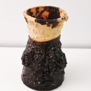 Heirloom, 2023, Partly smoked, partly glazed ceramics, 11 x 7 inches (3)